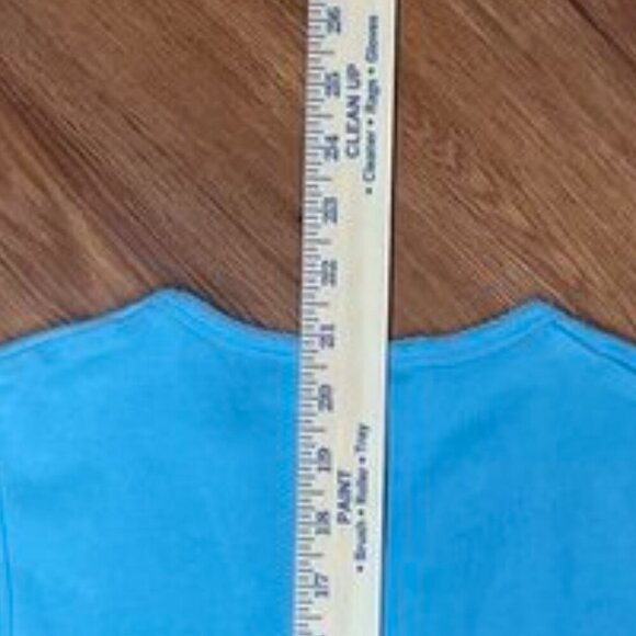 Croft & Barrow Blue Tank Top Lace Detail Women’s Small - Picture 6 of 6